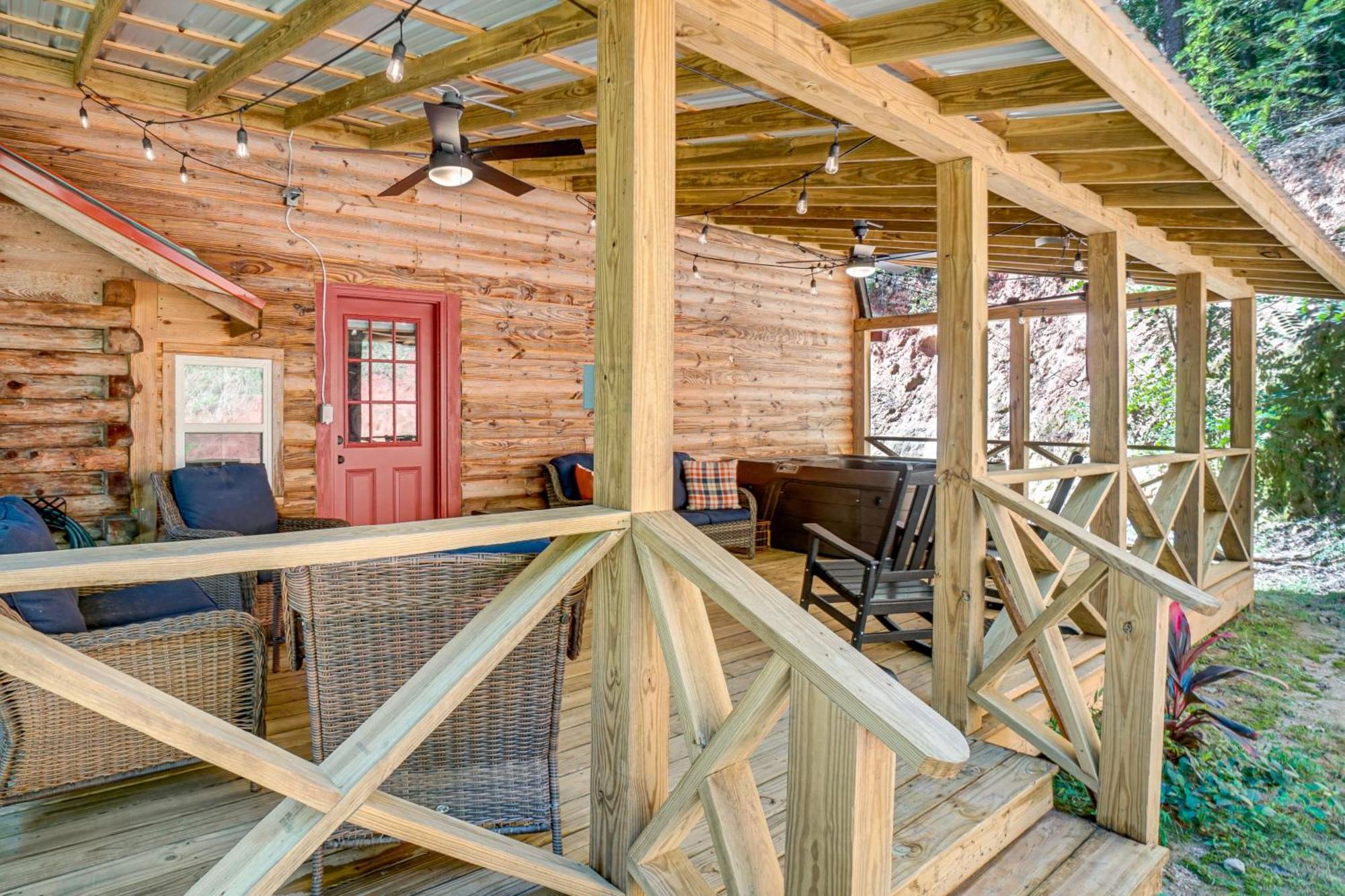 הוילה Sautee Nacoochee North Georgia Mtn Escape With Hot Tub And Games! מראה חיצוני תמונה