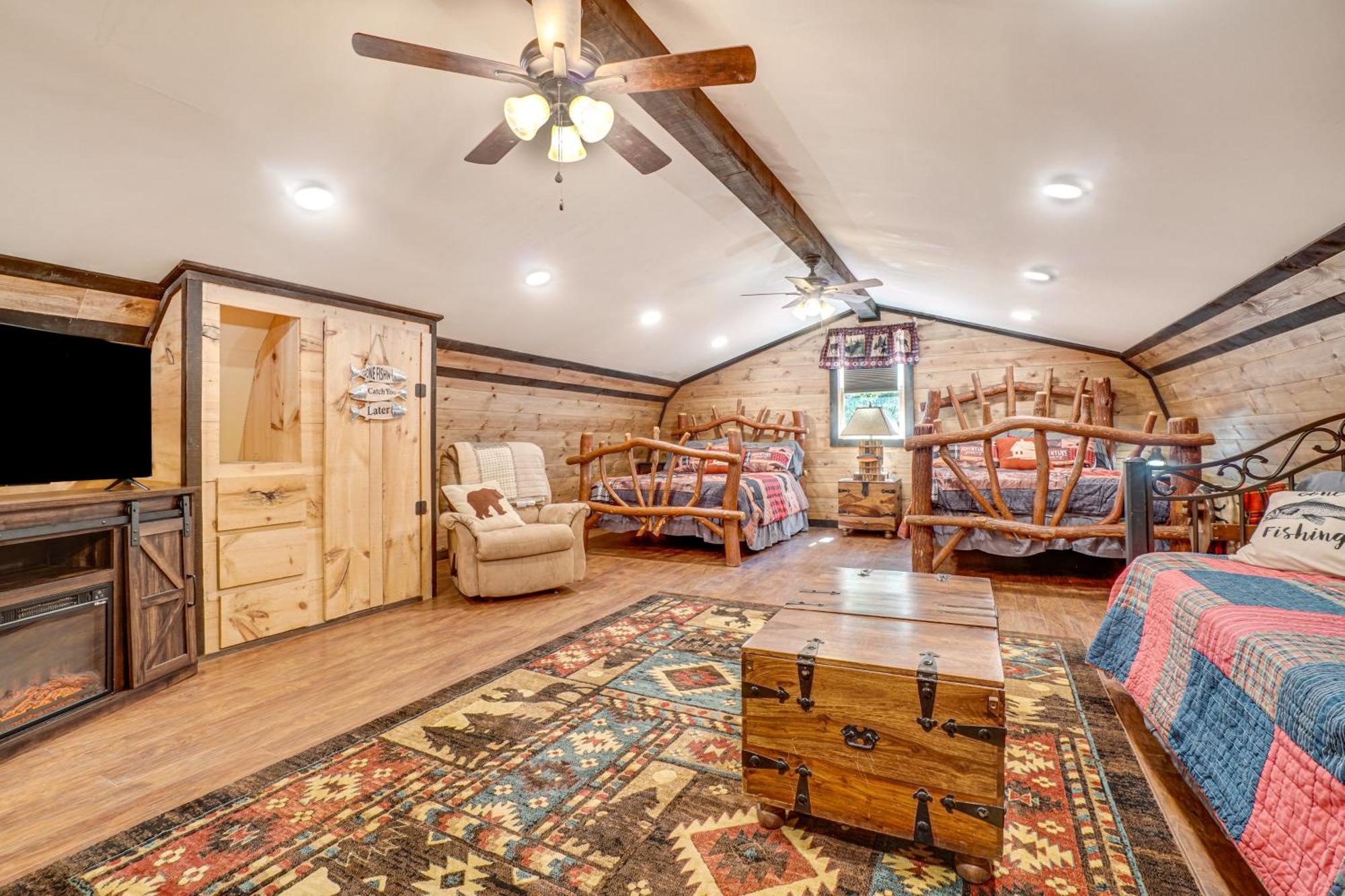 הוילה Sautee Nacoochee North Georgia Mtn Escape With Hot Tub And Games! מראה חיצוני תמונה