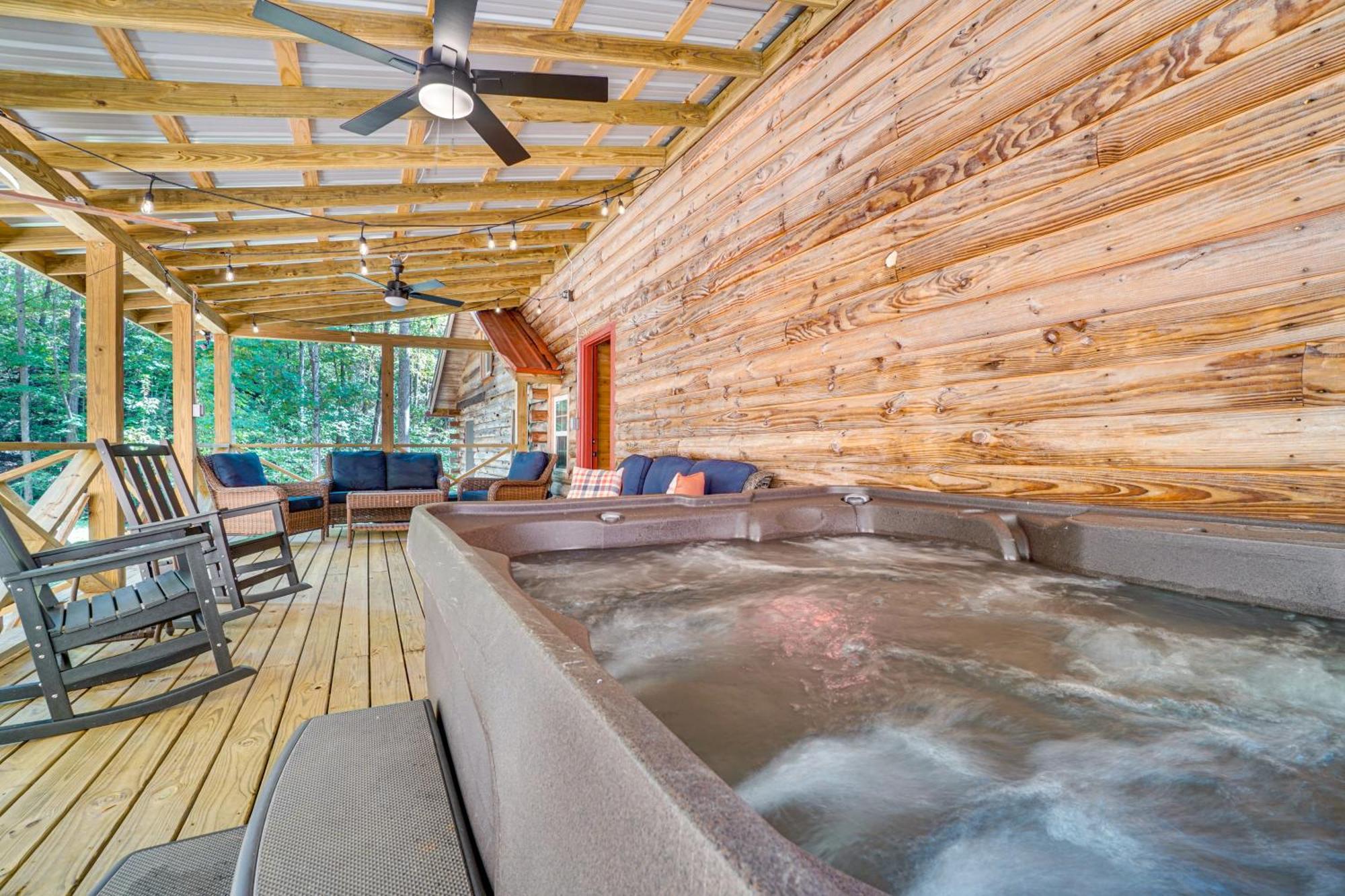 הוילה Sautee Nacoochee North Georgia Mtn Escape With Hot Tub And Games! מראה חיצוני תמונה